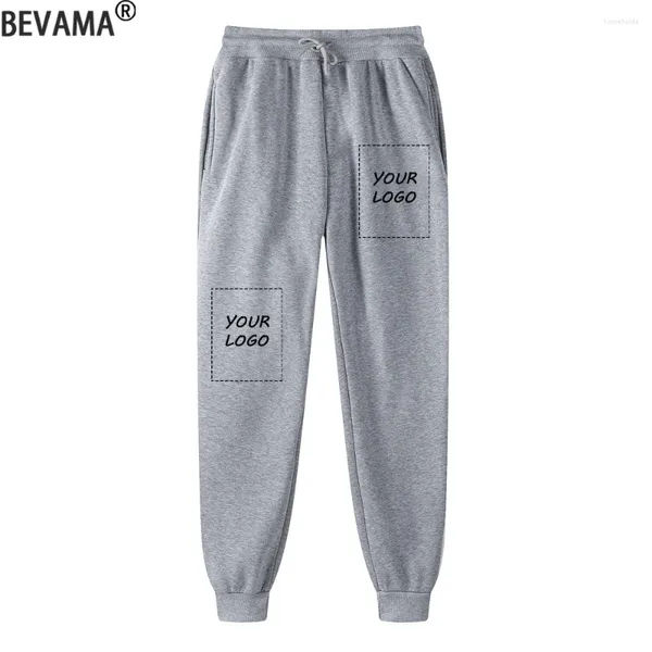 Pantaloni da uomo Pantaloni sportivi personalizzati fai-da-te Il tuo logo di design Modello personalizzato da donna Tronchi Abbigliamento casual unisex