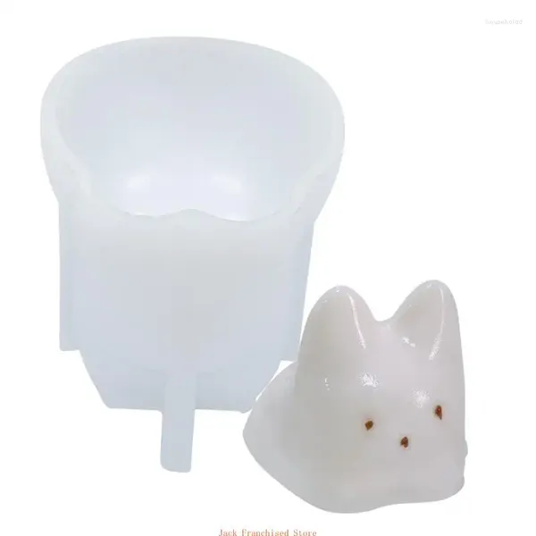 Moldes de cozimento dos desenhos animados para forma de gato molde de bolo de silicone diy chocolate geléia sabão m