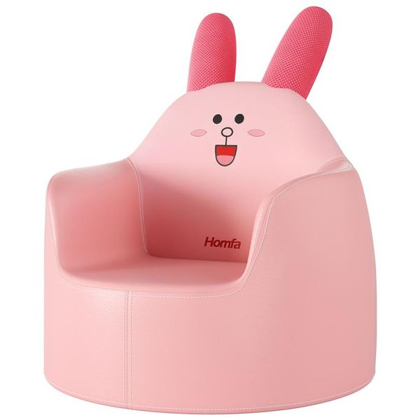 Divano per bambini Sedia per bambini Poltrona da seduta per bambini simpatico cartone animato Coniglio rosa per la stanza dei giochi della scuola materna354s