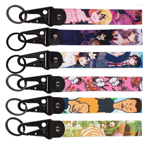 Portachiavi Anime Inuyasha Cool Portachiavi Portachiavi Portachiavi Per Moto Uomo Donna Anello Cartoon Tag Borse Accessori Chaveiro