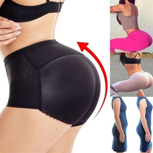 Frauen Bum Lifter Lift Hosen Boyshorts Booty Briefs Fake Ass Gepolsterte Höschen Unsichtbare Nahtlose Body Shaper Hip Enhancer