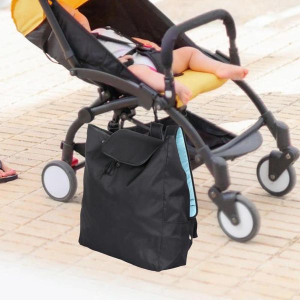 Aufbewahrungstaschen, Kinderwagen-Rucksack, staubdicht, leicht, verstellbarer Schultergurt, Kinderwagen-Organizer-Tasche für Flugzeugreisen