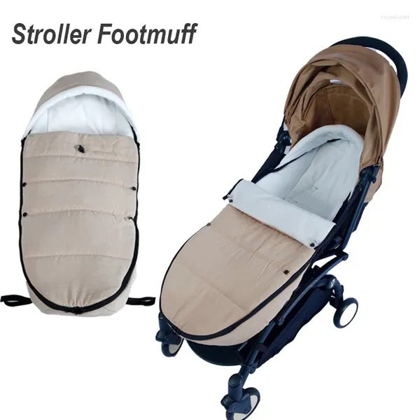 Peças de carrinho carrinhos inverno sacos de dormir para bebê universal quente footmuff ajuste yoyo yoya cybex bugaboo sleepsack acessórios