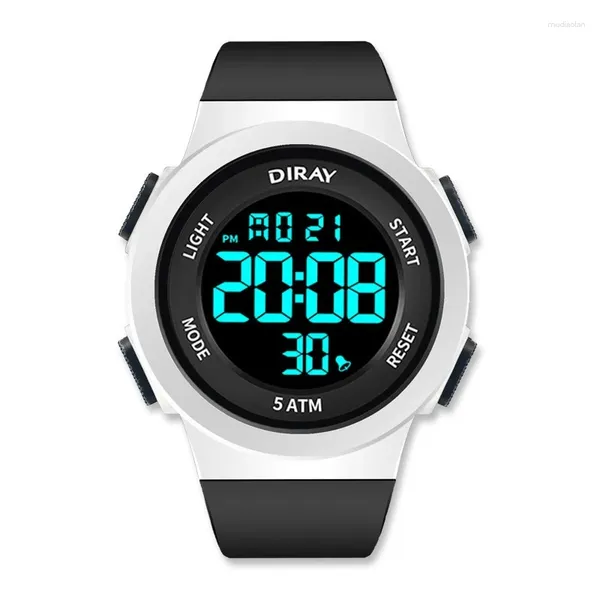 Orologi da polso Sport Uomo Orologi digitali Teen Orologio luminoso Allarme Carillon Cronometro Uomo Fascino Ora Impermeabile Ragazzo Regalo Maschio Wacht Waches Army