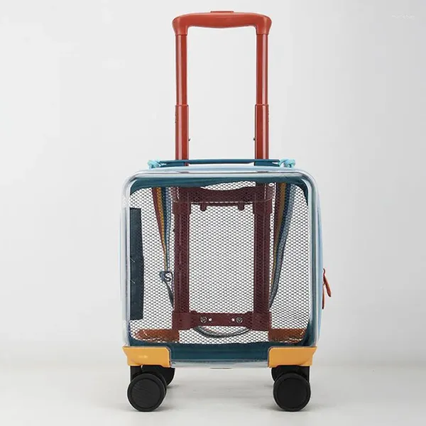Чемоданы TIUMIU, модная прозрачная коробка, 14 дюймов, детский чемодан с веревочной игрушкой, универсальное колесо, 20 дюймов, тяга для взрослых