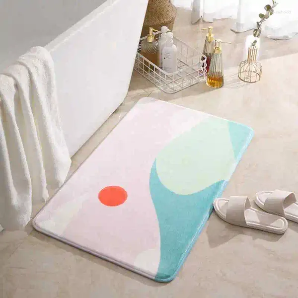 Teppiche Schlafzimmer Wohnzimmer Teppich Badezimmer Anti-Rutsch-Bodenmatte Fuß