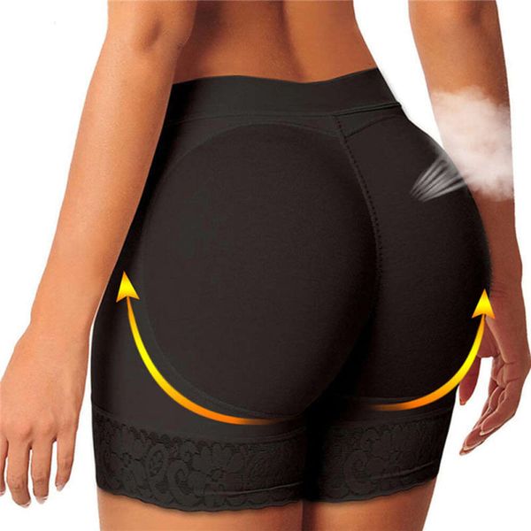 Frauen Enhancer Gepolsterte Butt Lifter Panty Body Gefälschte Hüfte Shapwear Unterwäsche Kurze Plus Größe Shaper Push Up Booty Shorts