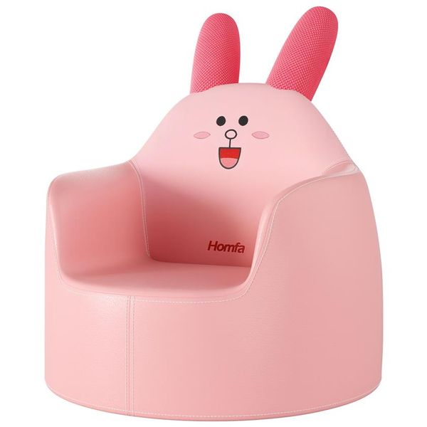 Kindersofa, Kleinkindstuhl, niedlicher Cartoon-Babysitzsessel, rosa Kaninchen, für Kinderzimmer, Spielzimmer, 348 l
