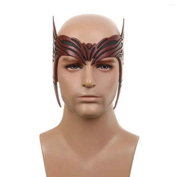 Party Supplies Film Scarlet Witch Wanda Cosplay Kopfbedeckung Kostüm Maximoff Soft PU Crown Maske Kopfschmuck Halloween Tiara Geschenk Prop