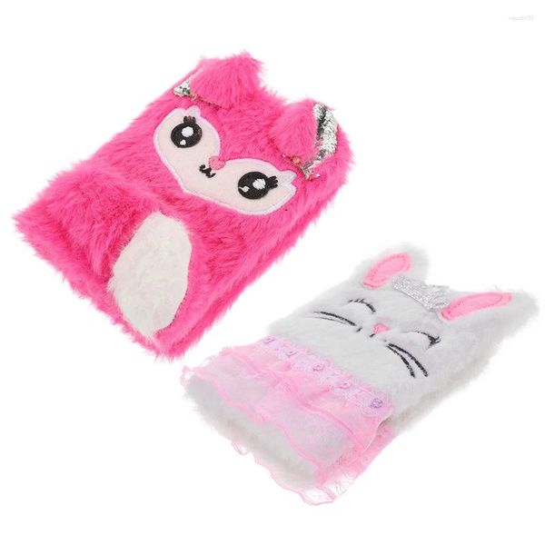 1 pz Mini tamponi per notebook Diario per ragazze 8-10 anni Peluche per animali Regali per bambini Età 8-12 Riviste stazionarie di Pasqua 10-12