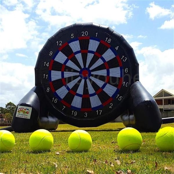 Großhandel 3M/4M/5M Outdoor -Spiele Gepostete Kleber Fußball -Ziel -Sportspiel aufblasbare Dartboard Giant Street Panna Soccer Cage Field Oxford Ballon zum Verkauf zum Verkauf