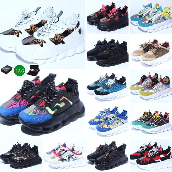 2024 Scarpe casual Italia Top 1 Quality Chain Reaction Wild Jewels Chain Link Trainer Sneakers taglia EU OG scarpe firmate 36-48