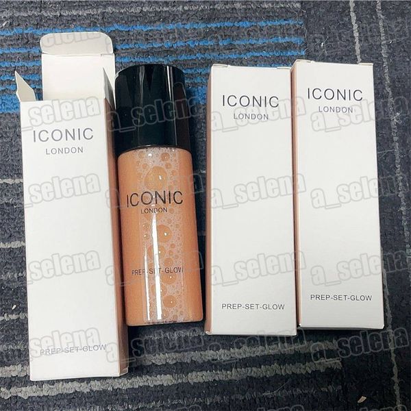 ICONIC LONDON Prep Highlight Body Glitter Set Glow Makeup Liquid Bronzers Highlighters Glow Setting Spray