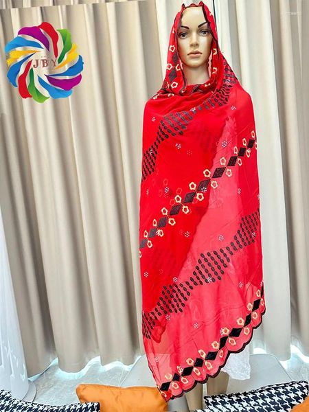 Roupas étnicas à venda moda africana lenço muçulmano turbante mulheres tamanho médio lantejoulas bordado chiffon islâmico hijab bordado ramadan