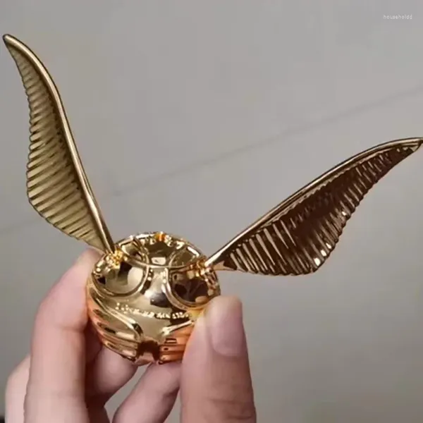 Schmuckbeutel Snitch Ring Box Gold Aufbewahrungsboxen bewegliche Flügel Eheringe Halter Geburtstag Souvenirs Zubehör Geschenk für Freundin