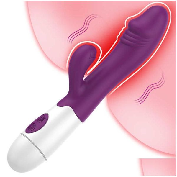 Andere Hautpflege-Tools Sile Dildo Vibrator für Frauen Vagina Mas G-Punkt Kaninchen Anal Pussy Stimator O Spielzeug Adt Shop Drop Lieferung Gesundheit Dhg4D