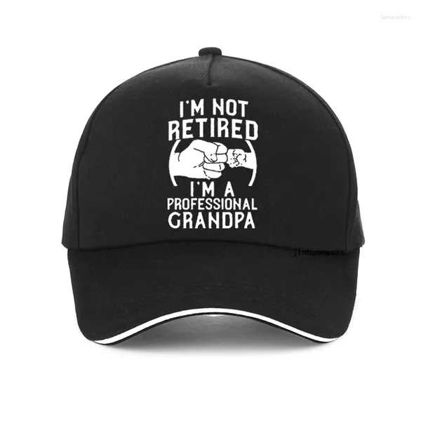 Ballkappen „I'm Not Retired A Professional Opa“, lustige Baseballkappe, Idee, Geschenk, Hip-Hop-Mütze, Sommer, verstellbare Snapback-Hüte