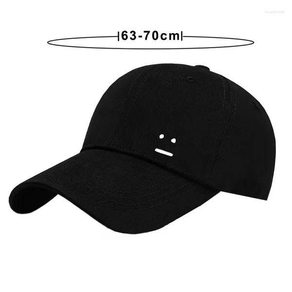 Бейсбольные кепки 59-64 см 63-70 см с большой головой, большие размеры, мужские бейсбольные повседневные шляпы в стиле хип-хоп, женские регулируемые хлопковые черные кепки Gorras