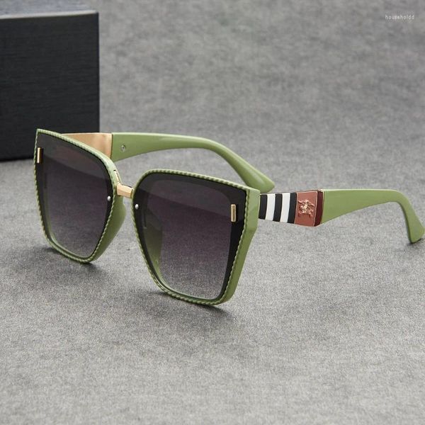 Sonnenbrille YG Trendy Square Frauen Männer Designer Luxus Sonnenbrille Klassische Retro UV400 Reise Fahren Angeln Brillen Vintage