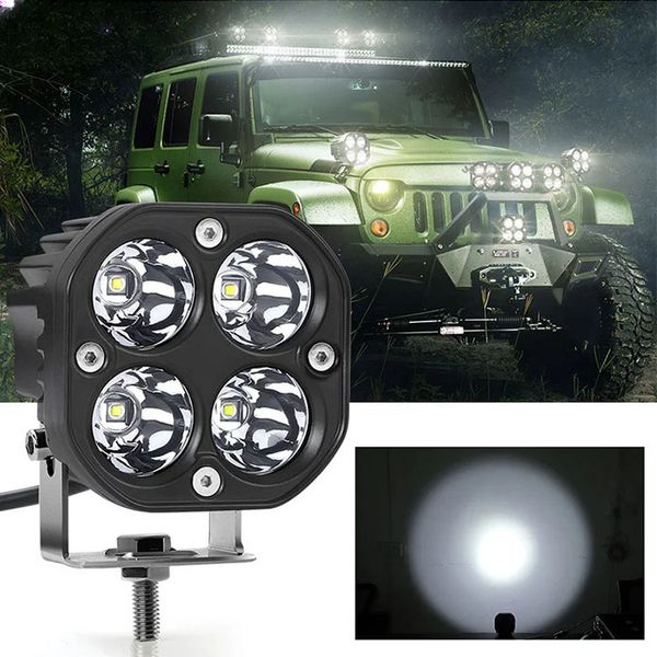 Toptan en çok satan LED Clover İş Işıkları Arabalar, Modifiye Off-Road Araç Çatı Işıkları, Motosiklet Spotları