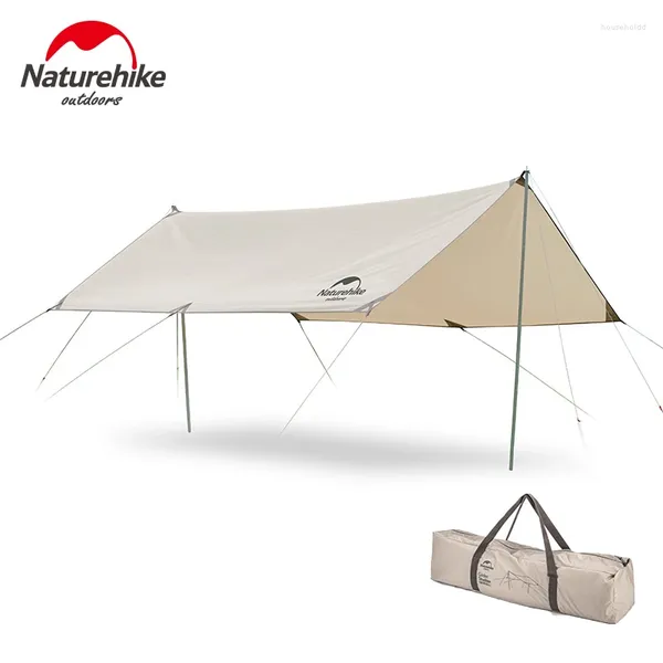 Tendas e abrigos Naturehike Sun Shelter Ultraleve À Prova D 'Água Algodão 4-6 Pessoas Sombra Tenda Toldo Ao Ar Livre Jardim Praia Camping Lona