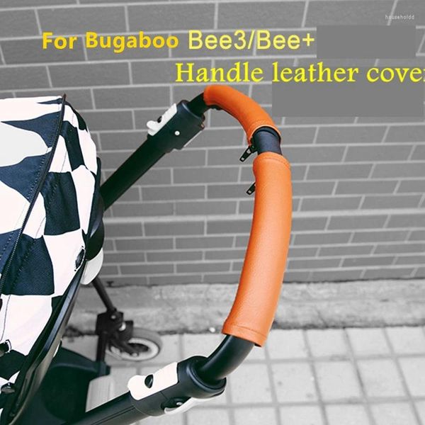 Parti del passeggino Maniglia per bambino Custodia protettiva in pelle Corrimano per copertura Bugaboo Bee 5/bee 3 Plus Bar Carrozzina Bracciolo Accessori