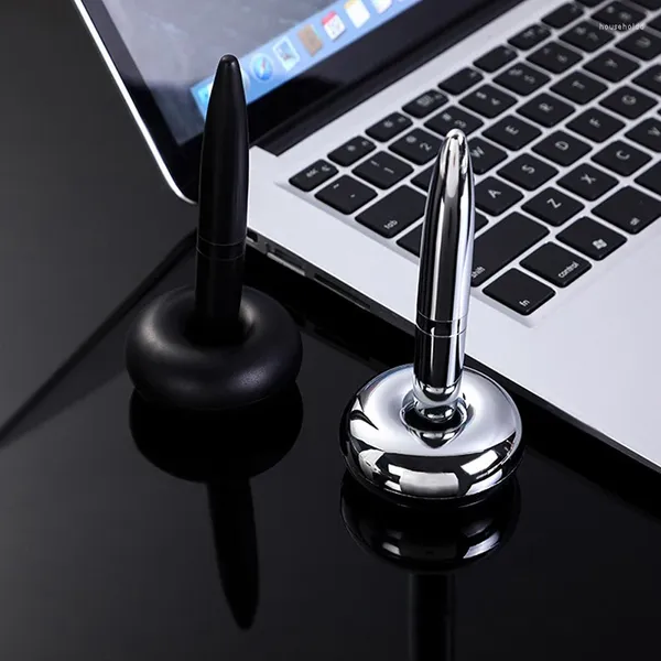 Penna a sfera in metallo a levitazione magnetica creativa 1,0 mm Penne per firma desktop Strumento di scrittura Forniture per ufficio di cancelleria per studenti