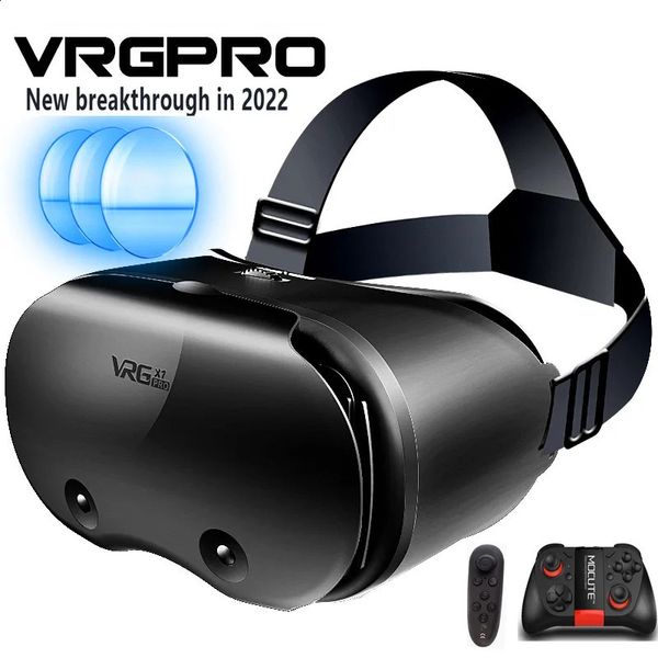 VRGPro X7 3D Capacete VR Óculos de Realidade Virtual Headset Para Google papelão 57 Móvel com caixa original 240130