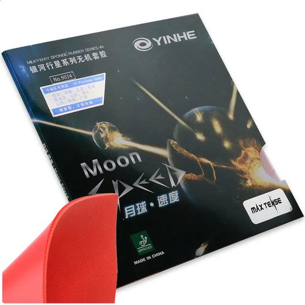 Yinhe Moon SPEED Max bolo tenso Pipsin tênis de mesa borracha com esponja Galaxy Via Láctea 240122