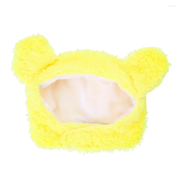 Abbigliamento per cani Elegante cappello da cartone animato per gatti super morbido e facile da indossare con orecchie da orso Accessori copricapo