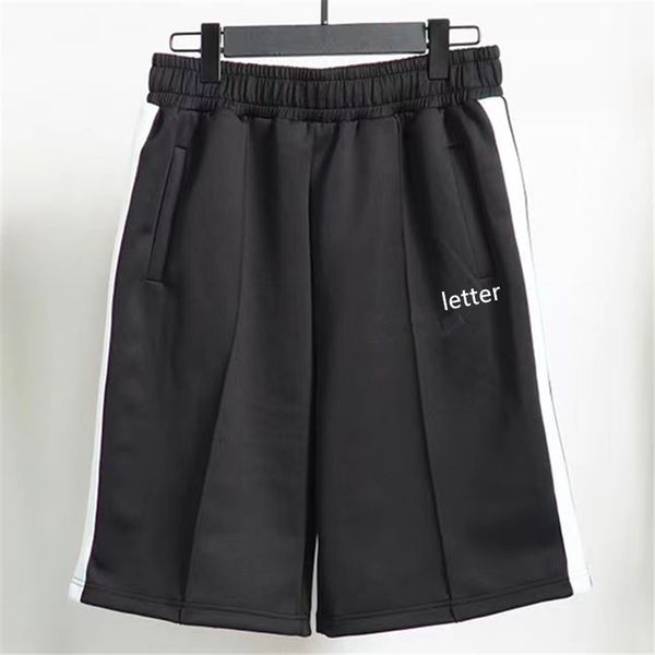 Palms angelss shorts mens designer shorts para homens homens mulheres boardshorts respirável praia shorts carta impressão poliéster solto preto esporte calças curtas