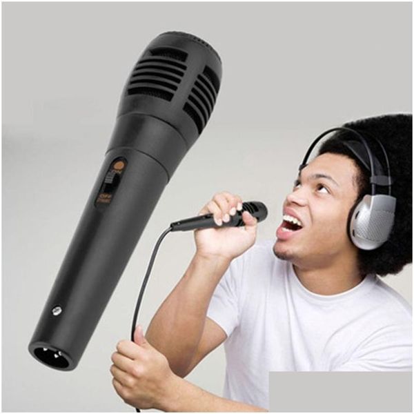 Microfoni Altoparlante Bluetooth Ktv Mic Microfono Altoparlante Telefono cellulare Lettore karaoke portatile per PC Tv Festa di compleanno a casa Drop Otjfg