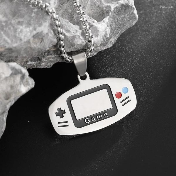 Anhänger Halsketten Mode Mini Game Controller Grip Halskette Männer Frauen Hip Hop Punk Trend Schmuck Liebhaber Geschenk