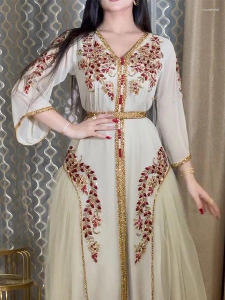 Roupas étnicas Ramadan Muçulmano Abaya Vestido Longo Mulheres Maxi Floral Impressão Kaftan Robes Dubai Turquia Islâmica Marrocos Árabe Plus Size 5XL