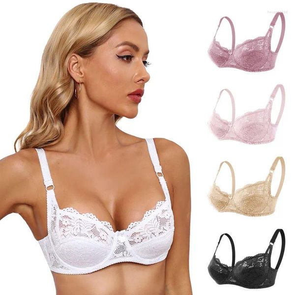 BHs für Frauen, Push-Up-BH, sexy Spitze, weibliche Unterwäsche, Dessous, weiße Mädchen, Bügel, Dessous, Top, B-Cup