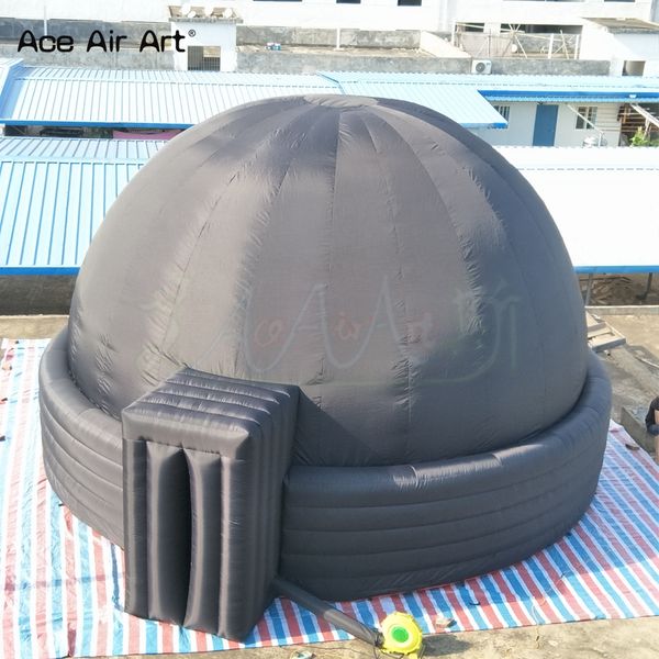 8mD (26ft) all'ingrosso Casa per l'educazione astronomica portatile Gonfiabile Starlab Schermo per proiettore Tenda Cupola del museo con porta con cerniera Pareti divisorie per cupola planetaria