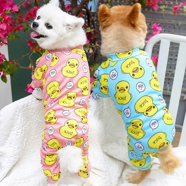 Vestuário para cães Pet Pano Atraente Decoração Adorável Pijama Pequeno Filhote de Cachorro Quente Roupa de Quatro Pernas Macia para Ao Ar Livre