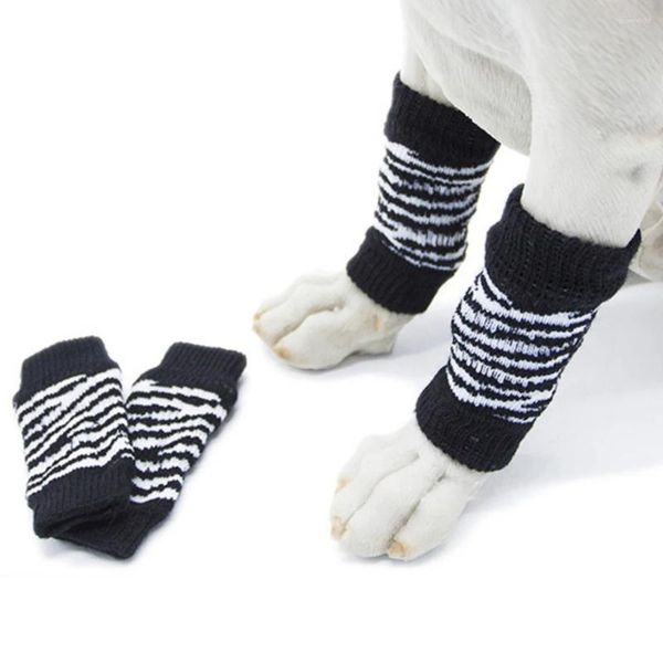 Hundebekleidung, 4 Stück, Beinwärmer für Haustiere, Katzen/Arthritis, ältere Hunde und Katzen, Bandagensocken