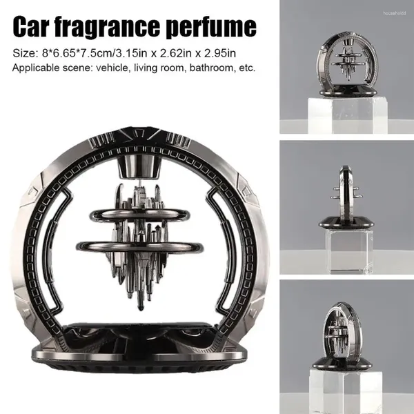 Mini aquecedor cinético portátil carro perfume ambientador difusor solar ornamentos decoração interior fragrância de longa duração