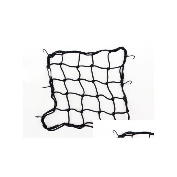 Haken Schienen Großhandel - Netzwerkspeicher Web Tools Fahrrad Motorrad Elastische Schnur unter dem Lage Rack 6 Cargo Net Drop Delivery Hom Dh6Ob