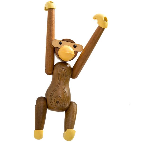 Maniglia per scrivania per camera dei bambini Staffa per scimmia creativa carina 5 colori Milk Coffee Shop Mensola a muro Disposizione mobile TV Ornamenti in legno