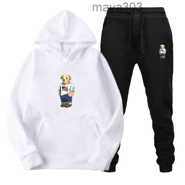 Homem Polo Tracksuit Designer Roupas Moda Mens Esportes Jogging Calças Casaco Luxo Suéter Conjuntos Homens Tracksuits Casual Hoodies Womens Jacket SportswearM5O7 M5O7