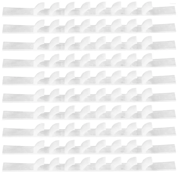 Askılar 100 PCS Askı Anti-Slip Strip Ceket Silikon Şeritler Asılı Dekorasyonlar Ev Dolap Malzemeleri Ahşap Giysiler Kaçuk Anti-Skid