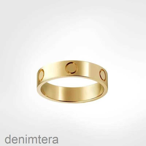 4mm 5mm 6mm Titânio Liga de Aço Prata Amor Anel Mens Mulheres Rosa Ouro Moda Parafuso Jóias Designer Luxo Casal Promessa de Casamento Anéis Presente Tamanho 5-11 MBG3