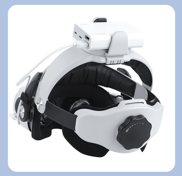 Óculos 3D adequados para Oculus Quest 2, clipe montado na cabeça na fonte de alimentação móvel, banco de potência, acessórios VR montados na cabeça