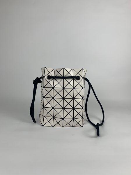 Lüks bao bao katlanmış geometrik ekose kova çantası issey tasarımcı eşkenar eşde
