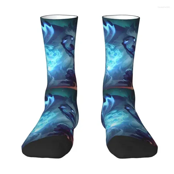 Herrensocken, Liga, Videospiele, Legenden, Herren, Crew, Unisex, lustig, Nunu Willump, Frühling, Sommer, Herbst, Winterkleid