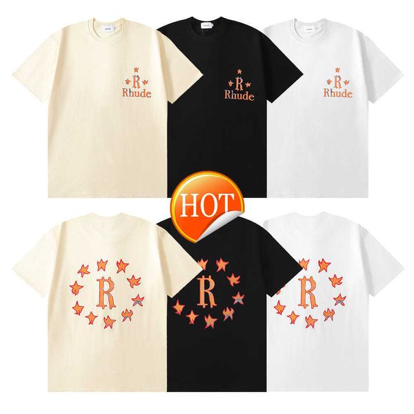 T-shirt Distruggi le stelle T-shirt a maniche corte con doppio filato sciolto per coppia di adolescenti