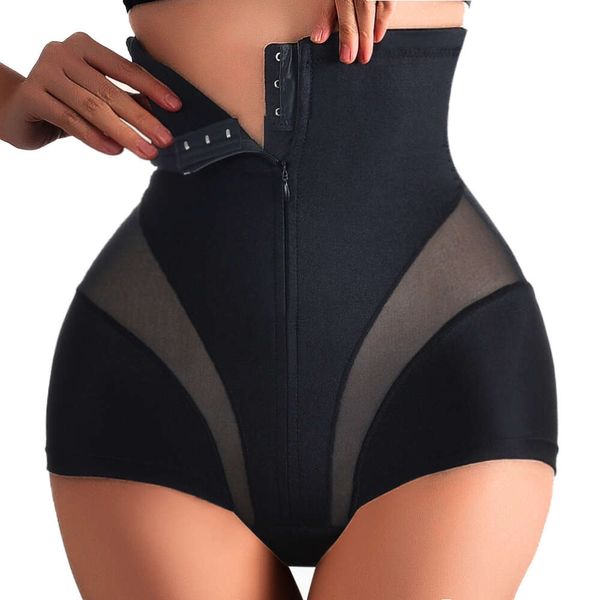 Intimo modellante da donna Mutandine contenitive per la pancia Pantaloncini con cintura alta Allenatore in vita Body Shaper Butt Lifter Intimo a compressione