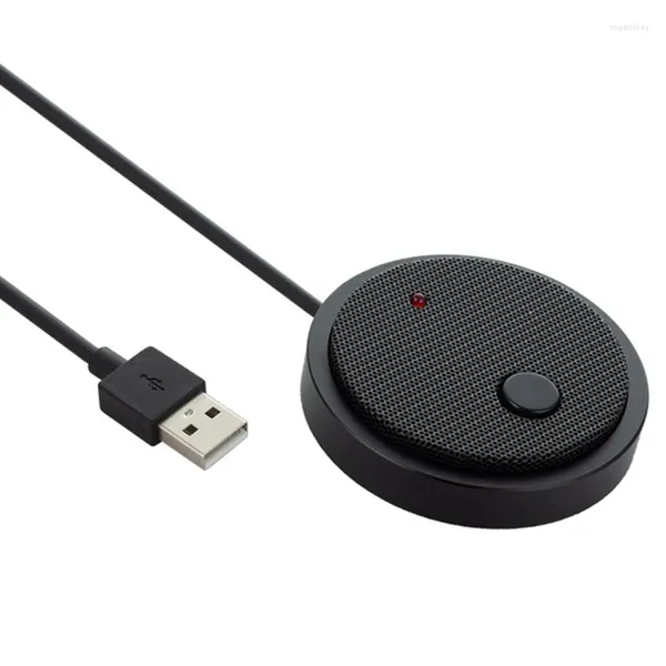 Microfoni Microfono per conferenze USB per computer Giochi per riunioni su PC stereo omnidirezionale a 360 gradi